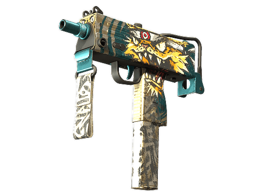 StatTrak™ MAC-10 | Cat Fight (Well-Worn)