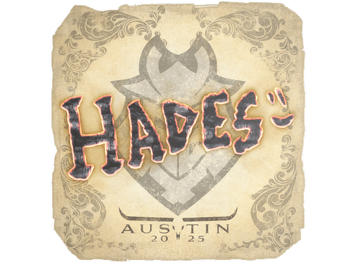 Sticker | hades | Austin 2025