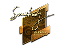 Sticker | somebody (Gold) | Boston 2018
