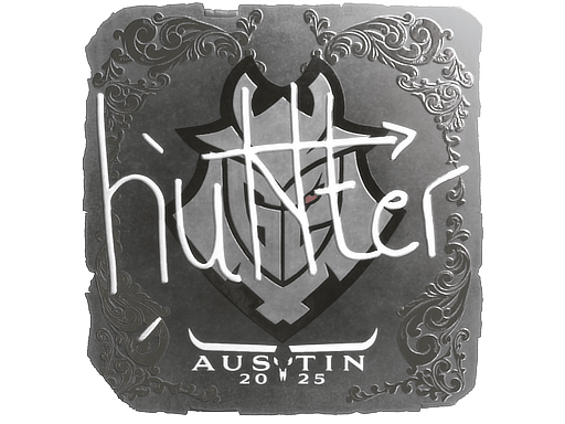 Sticker | huNter- (Foil) | Austin 2025
