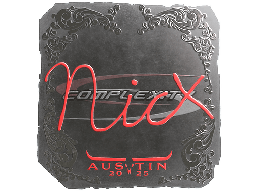 Sticker | nicx (Foil) | Austin 2025