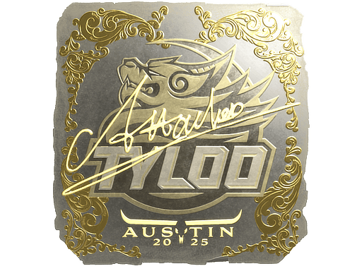 Sticker | Attacker (Gold) | Austin 2025