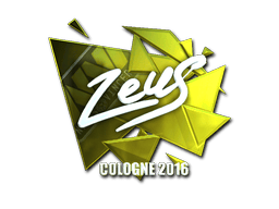 Sticker | Zeus (Foil) | Cologne 2016