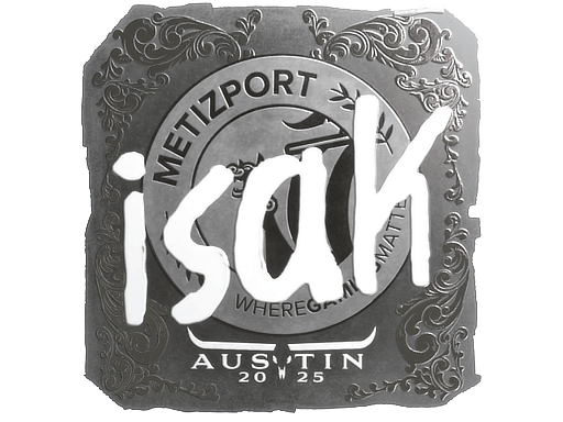 Sticker | isak (Foil) | Austin 2025