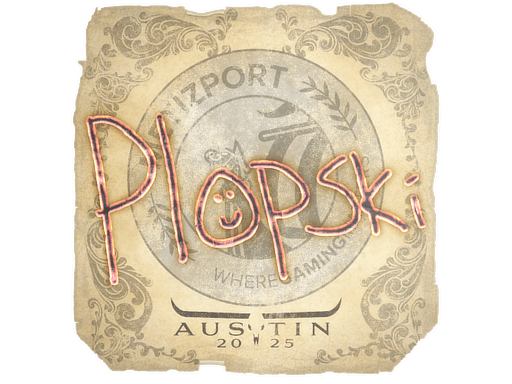 Sticker | Plopski | Austin 2025