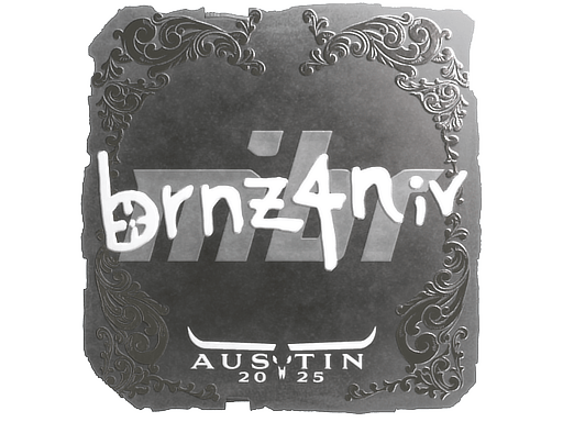 Sticker | brnz4n (Foil) | Austin 2025