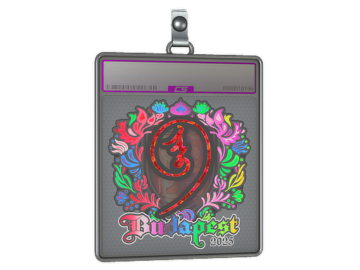 Sticker Slab | nin9 (Holo) | Budapest 2025