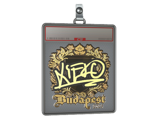 Sticker Slab | xiELO (Gold) | Budapest 2025