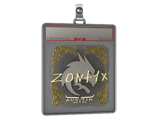 Sticker Slab | zont1x (Gold) | Austin 2025