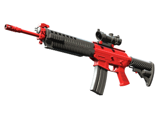 Souvenir SG 553 | Candy Apple (Minimal Wear)