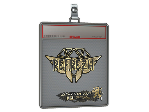 Sticker Slab | refrezh (Gold) | Antwerp 2022