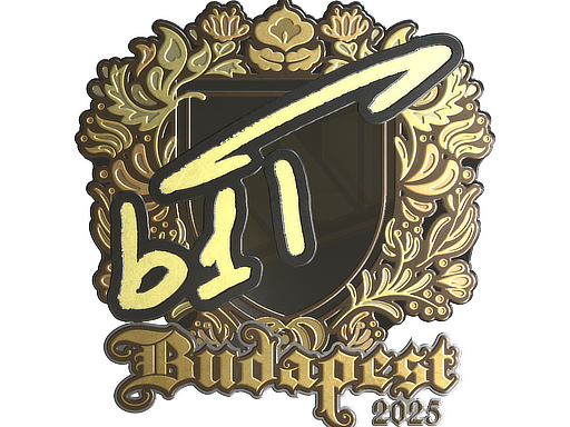Sticker | b1t (Gold) | Budapest 2025