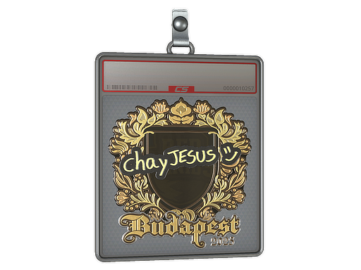 Sticker Slab | chayJESUS (Gold) | Budapest 2025