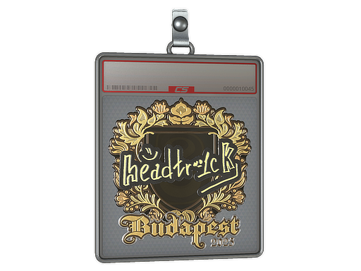 Sticker Slab | headtr1ck (Gold) | Budapest 2025