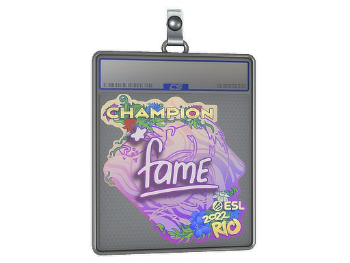 Sticker Slab | fame (Champion) | Rio 2022