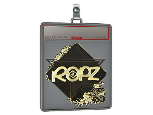 Sticker Slab | ropz (Gold) | Rio 2022