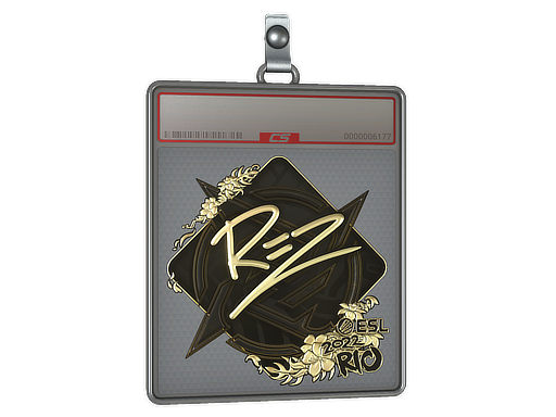 Sticker Slab | REZ (Gold) | Rio 2022