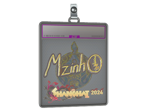 Sticker Slab | mzinho (Holo) | Shanghai 2024