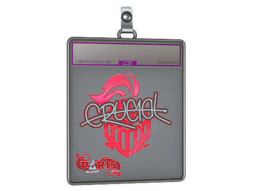 Sticker Slab | CRUC1AL (Holo) | Paris 2023