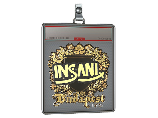Sticker Slab | insani (Gold) | Budapest 2025