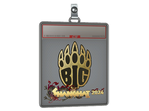 Sticker Slab | BIG (Gold) | Shanghai 2024