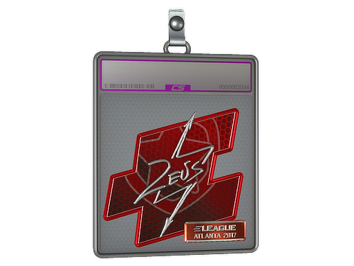 Sticker Slab | Zeus (Foil) | Atlanta 2017