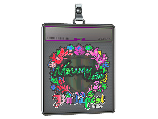 Sticker Slab | noway (Holo) | Budapest 2025