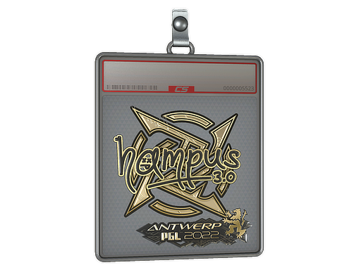 Sticker Slab | hampus (Gold) | Antwerp 2022