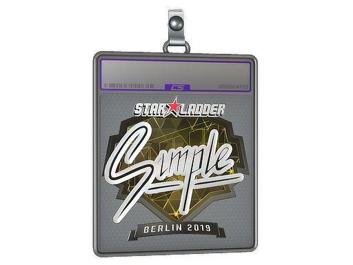 Sticker Slab | s1mple (Foil) | Berlin 2019