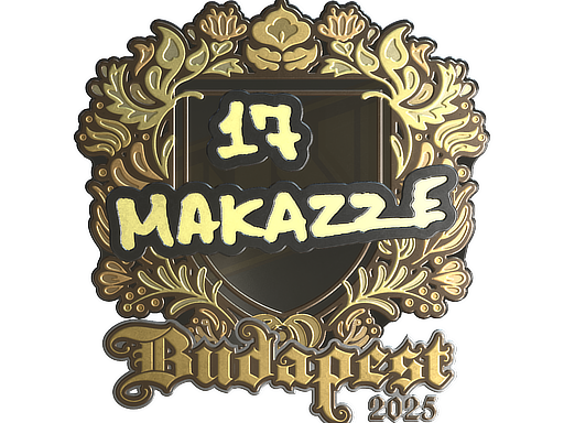 Sticker | makazze (Gold) | Budapest 2025