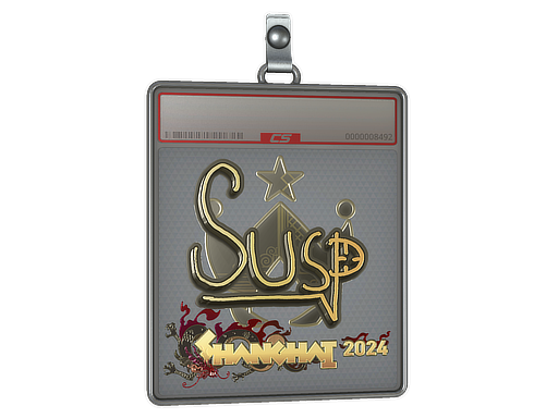 Sticker Slab | susp (Gold) | Shanghai 2024