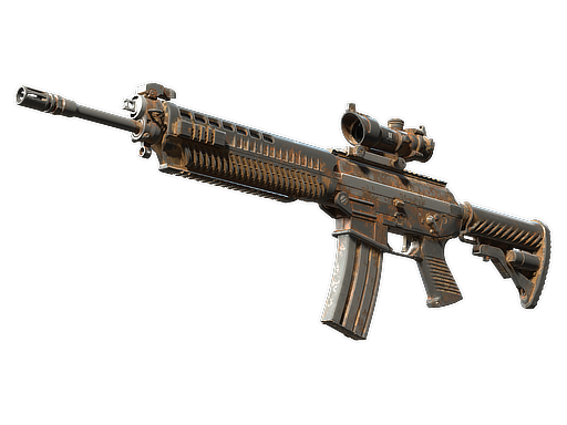 SG 553 | Safari Print (Battle-Scarred)