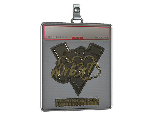 Sticker Slab | n0rb3r7 (Gold) | Copenhagen 2024