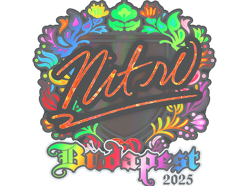 Sticker | nitr0 (Holo) | Budapest 2025
