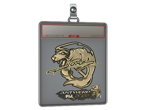 Sticker Slab | Jame (Gold) | Antwerp 2022