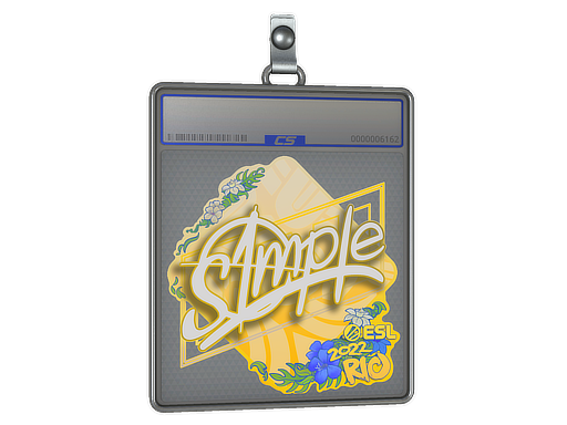 Sticker Slab | s1mple | Rio 2022