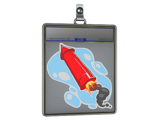 Sticker Slab | Big Red Rocket