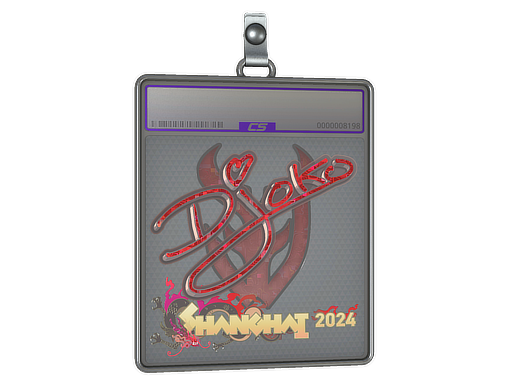 Sticker Slab | Djoko (Glitter) | Shanghai 2024