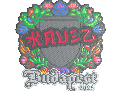Sticker | kauez (Embroidered) | Budapest 2025