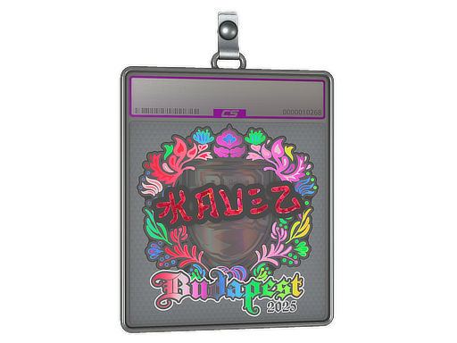 Sticker Slab | kauez (Holo) | Budapest 2025