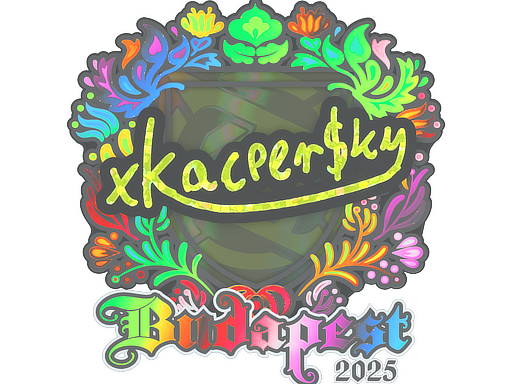 Sticker | xKacpersky (Holo) | Budapest 2025