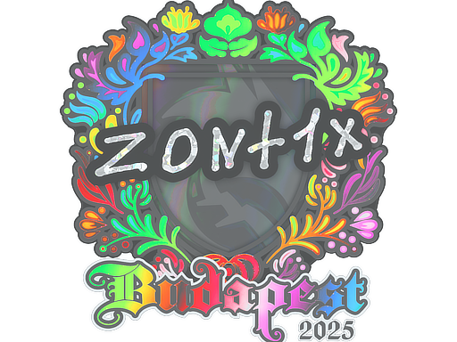 Sticker | zont1x (Holo) | Budapest 2025