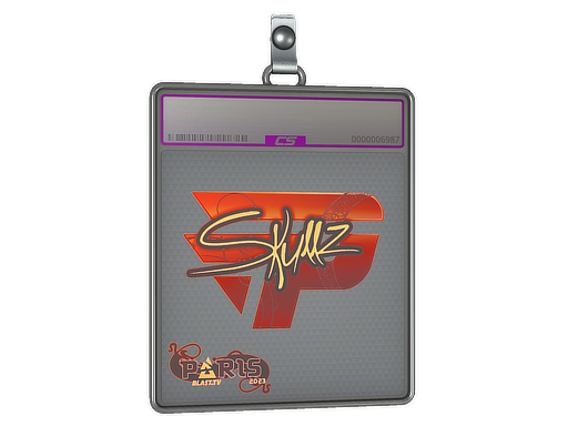 Sticker Slab | skullz (Holo) | Paris 2023