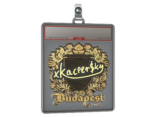 Sticker Slab | xKacpersky (Gold) | Budapest 2025