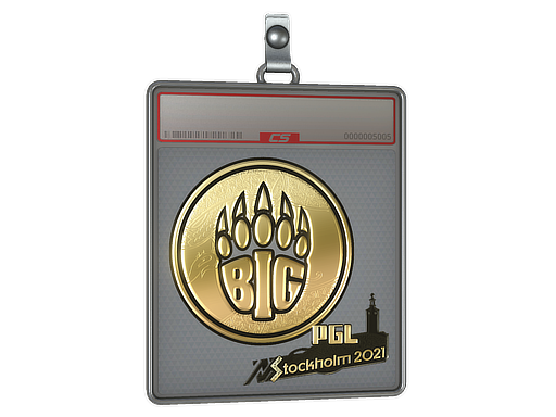 Sticker Slab | BIG (Gold) | Stockholm 2021