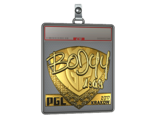 Sticker Slab | bodyy (Gold) | Krakow 2017