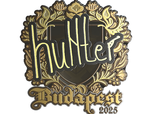 Sticker | huNter- (Gold) | Budapest 2025