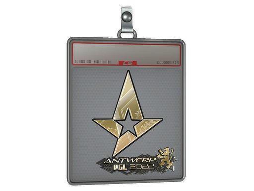 Sticker Slab | Astralis (Gold) | Antwerp 2022