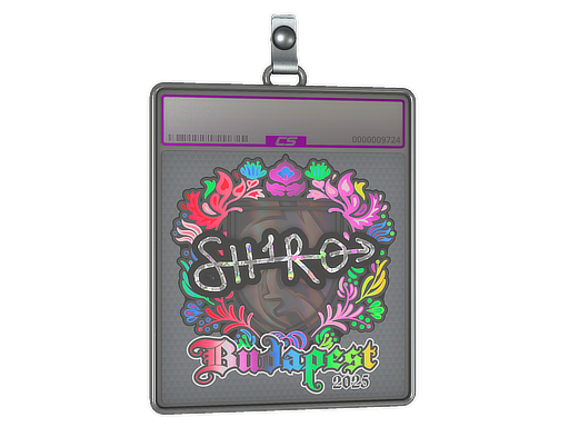 Sticker Slab | sh1ro (Holo) | Budapest 2025