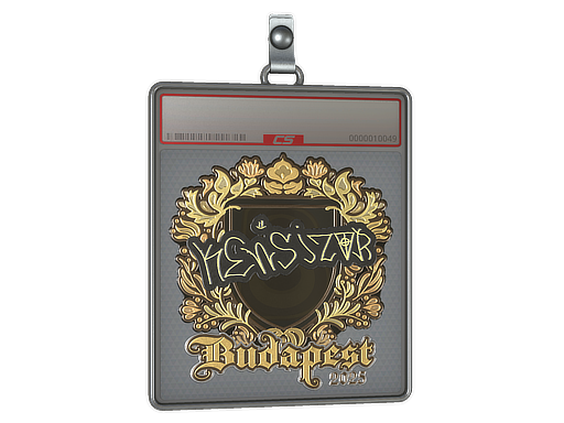 Sticker Slab | kensizor (Gold) | Budapest 2025